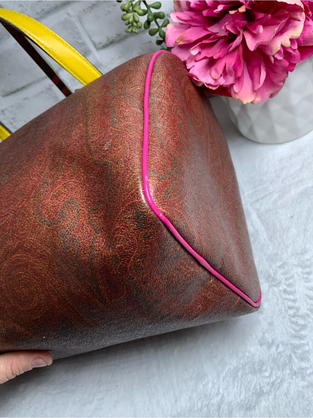 Etro Boston Bag WITH Lock and Key - Picture 4 of 16